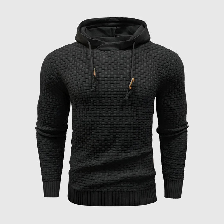 Brayden | Herren Kapuzenpullover mit gewebter Textur