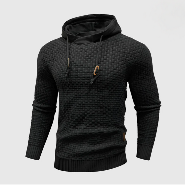 Brayden | Herren Kapuzenpullover mit gewebter Textur