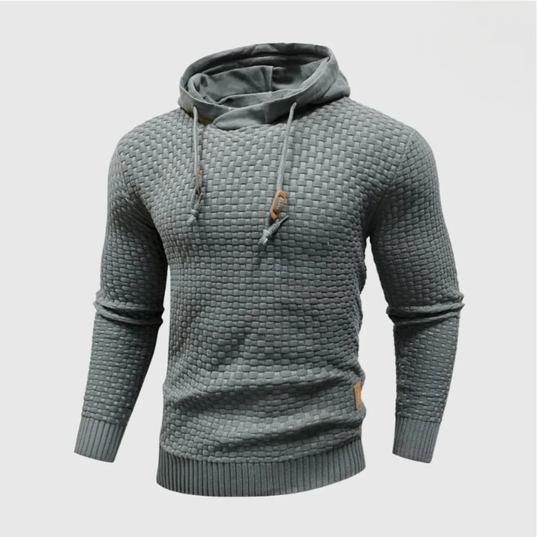 Brayden | Herren Kapuzenpullover mit gewebter Textur