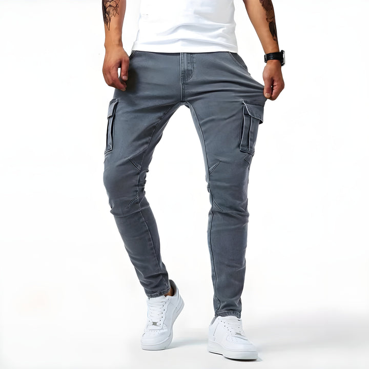 Caden | Slim-Fit Cargo-Hose für Männer