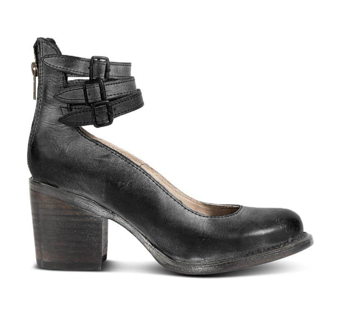 Constanze™ | Mittelalterliche Schuhe mit hohen, dicken Absätzen